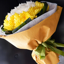 清明节鲜花 鲜花速递 扫墓花束 白菊花 黄菊花