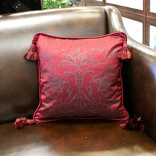 <em>真丝提花工艺</em> 古典奢华 靠垫套/抱枕套/腰垫套 