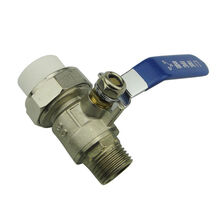 高档PPR单外丝活接铜球阀 外丝球阀 ppr球阀