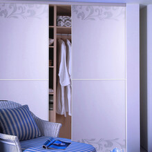 索菲亚衣柜 紫金花玻璃 移门壁柜 家具卧室组合