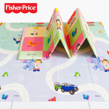 费雪（Fisher-Price）宝宝爬行垫XPE双面折叠垫儿童爬爬垫加厚地垫道路150*200*0.7CM