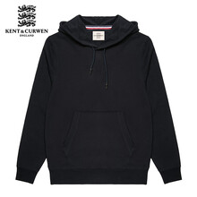 系列】kent&curwen/肯迪文棉质休闲纯色连帽卫衣男k3968tm021 黑色99
