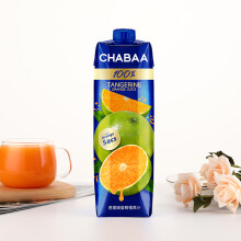 CHABAA 芭提娅 进口果汁饮料 蜜柑橘汁1L*1瓶 19.9元（需用券）