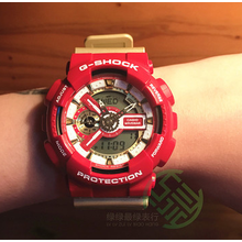 73卡西欧手表g-shock狗年限量防水ga-男表女表光能情侣表黑金 4