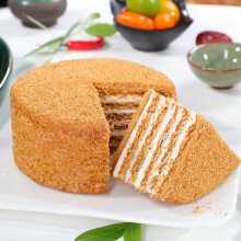 俄麦诺提拉米苏俄式蛋糕原味130g 俄罗斯风味网红休闲零食西点代餐早餐