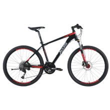 喜德盛（xds）山地自行车2020款逐日600运动健身肩控锁死油簧前叉27速铝合金油刹新款单车 灰红15.5吋