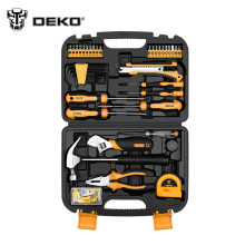 DEKO 多功能家用工具箱套装 维修五金手动工具组套 家庭组合工具套装 80件套工具套装
