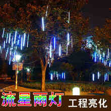 星led彩灯户外防水彩灯树挂灯庭院公园绿化场景布置装饰灯元宵装饰 暖