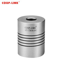 COUP-LINK 卡普菱 弹性联轴器LK1-15M(15.5X23 )  铝合金联轴器 定位螺丝固定螺纹式联轴器