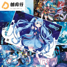 名侦探柯南海报卡通动漫高清壁纸墙贴宿舍挂画墙纸一套8张d 初音未来