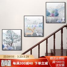 楼梯挂画
