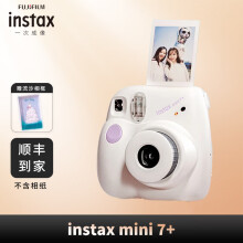 富士宝instax 拍立得 mini7+ 一次成像相机  mini7c/s升级款 生日礼物 富士 拍立得 instax mini 7+白色