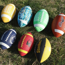 嘉辉原3号5号7号皮质橄榄球 青少年学生儿童户外运动训练比賽用橄榄球 3号随机颜色