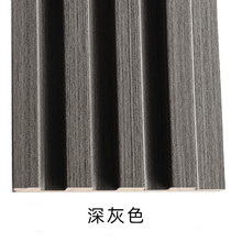 绿途免漆轻奢实木格栅板背景墙护墙板轻奢木饰面电视墙卧室墙装饰面板