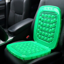夏季汽车通用出租车叉车塑料坐垫座套硬双层单个座椅司机凉席凉垫 加长款*双层按摩球