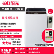 长虹阳光xqb80-803自助式投币洗衣机全自动商用扫码脱水出租房8kgldzs