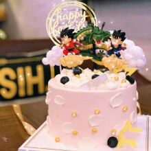 神龙七龙珠生日蛋糕同城配送儿童定制送男孩卡通动漫孙悟空超级赛亚人