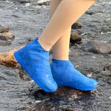 偶森防水鞋套男女便携式雨靴鞋防雪雨下雨防水防滑加厚耐磨乳胶反复用