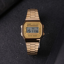 卡西欧(casio)手表 复古系列 数显运动电子男女表 a168wg-9w