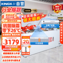 星星（XINGX）718升卧式单温冰柜家商用冰柜冷藏保鲜强劲速冻超市大容量冷柜1级能效 防菌除霜 BD/BC-728GE