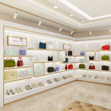 鞋子店展示柜欧式箱包包店铺陈列柜货架美容产品化妆品展柜多功能