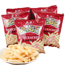 玉美虾条鱿鱼味经典怀旧零食虾条食品小吃 大包63g/包*12包