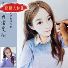 【京东优选】 手绘照片素描画像真人头像肖像人物彩铅画素描代画漫画