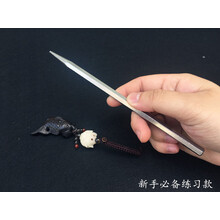 特惠经典内六角飞针暗器茶针飞镖户外防身内六角440c手里剑 六支装(含