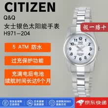 CITIZEN西铁城 腕表 西铁城男士机械自动机械腕表，绿色表盘，银色钢表带