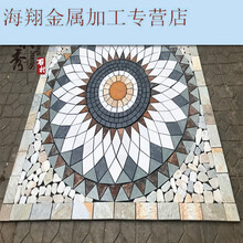定制花园地砖庭院砖 别墅室外花砖仿古砖 天然马赛克地面石材拼花