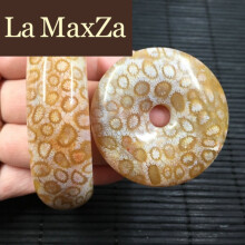 lamaxza 石骚精品同料珊瑚玉手镯平安扣吊坠全玉化高冰种玛瑙共生一套