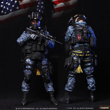 minitimes 1/6夜跳兵人模型m004海豹突击队员套装halo美军 现货款