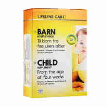 LIFELINE CARE 挪威小鱼油DHA儿童鱼油欧米伽3宝宝D3复合维生素胶囊 婴幼儿DHA30粒 1盒装