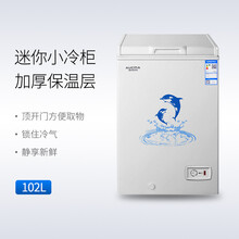 bc/bd-102ne家用小型节能冷柜卧式单温冷藏冷冻转换冰柜