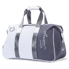 TTYGJ 高尔夫衣物包轻便携手提单肩背可放鞋旅行尼龙布包包袋大容量球包 白配灰