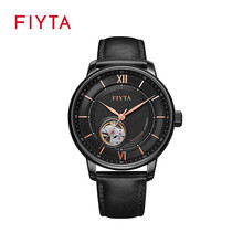 飞亚达(fiyta)手表 摄影师系列防水机芯皮带男表 商务时尚自动机械
