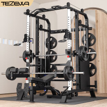 TEZEWA综合训练器械史密斯机龙门架深蹲架举重床商用多功能健身器材套装