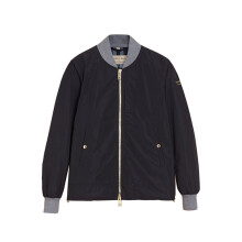 burberry男士夹克,巴宝莉男款夹克外套 burberry 博柏利男士立领夹克 40561961 uk码 黑色40561961 44