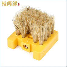黑猪鬃毛刷手摇刷金刚菩提子清理橄榄核手串包浆刷头 软猪鬓小刷头
