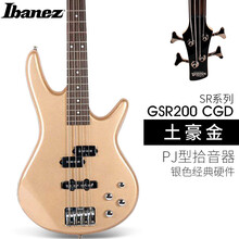 ibanez 依班娜电贝司电贝斯bass gsr200 土豪金cgd
