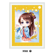 花梨 十字绣新款5d魔方钻石画十二星座卡通小公主人物画客厅卧室装饰