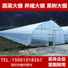 骨架钢架大棚蔬菜大棚热镀锌钢管养殖多肉温室大棚架子量大送货上门 8