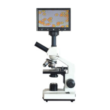 OUJIN学生生物显微镜高倍单目显微镜带屏科教显微镜可接屏电脑显微镜 单显微镜标配 不含屏