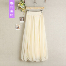 芊娜 2014夏装韩版民族风波西米亚半身裙仙女