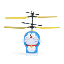 哆啦A梦 欢趣音乐飞行公仔 儿童玩具遥控直升