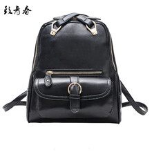 包比比baobibi欧美风范双肩包女士休闲PU双肩