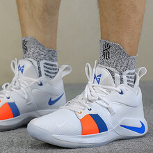 nike耐克篮球鞋男保罗乔治2代2018年夏季运动pg白蓝雷霆主场ao2984