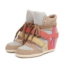 ASH 艾熙女士黑色做旧款网眼运动鞋FUNKY 9