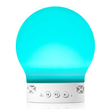 皓睿 智能灯床头灯情感音响灯充电无线蓝牙音