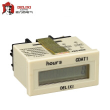 德力西电气 超小型电子累时器；CDAT1-6  999999小时59分